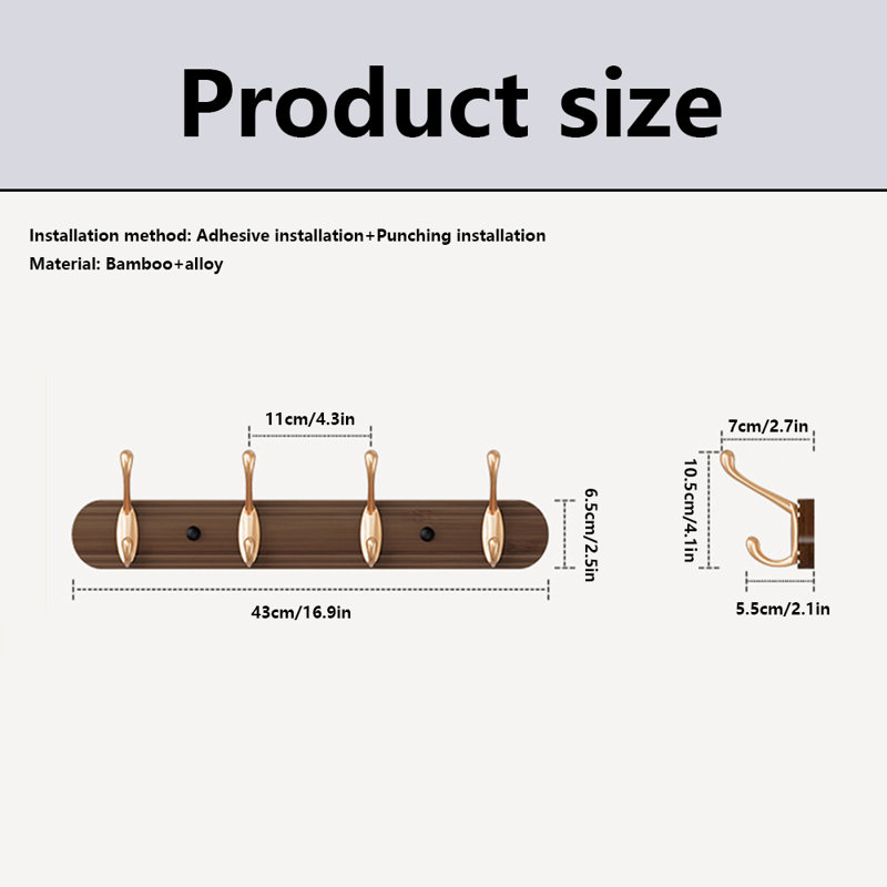 Wall Mounted Coat Rack