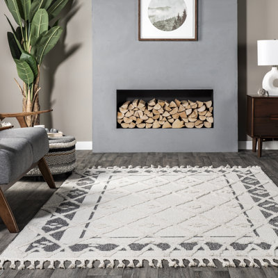 Tapis géométrique transitionnel à pampilles