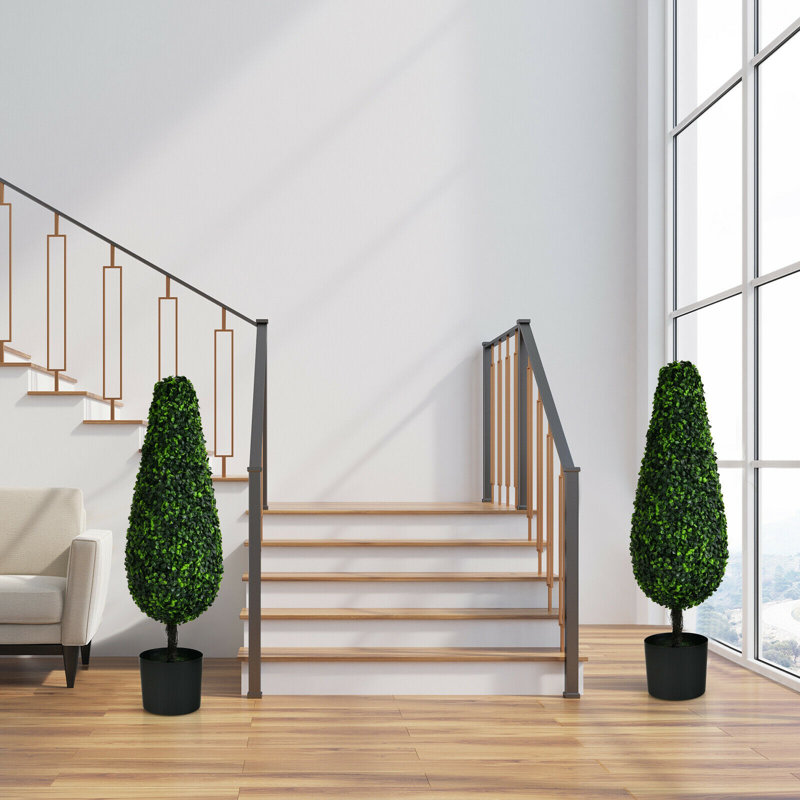 Topiaire 36 '' en faux buis en pot