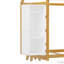 Lit en bois avec garde-robe mobile-1402934107