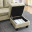 Canapé modulaire avec rangement 3 têtes cloutées-8389299