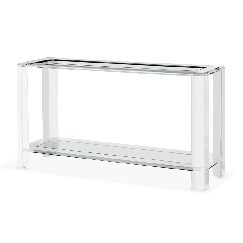 Surrey 60'' W Glass Console Table