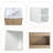 Acorn 84" Wall Mounted Double Bathroom Vanity Set With Resin Sink，A Small Storage Shelf-49926866-59509400