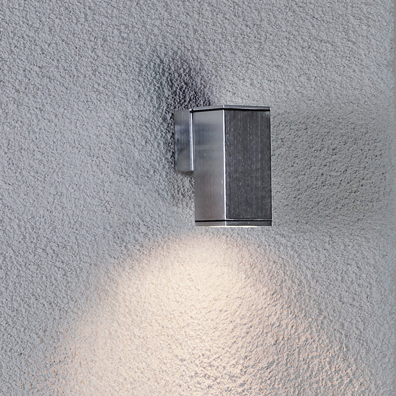 Monza 13.5cm H Outdoor Armed Sconce, Aluminium