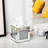 Mirror Tissue Box Cover Set - 2 Pack Square Glass Box Covers