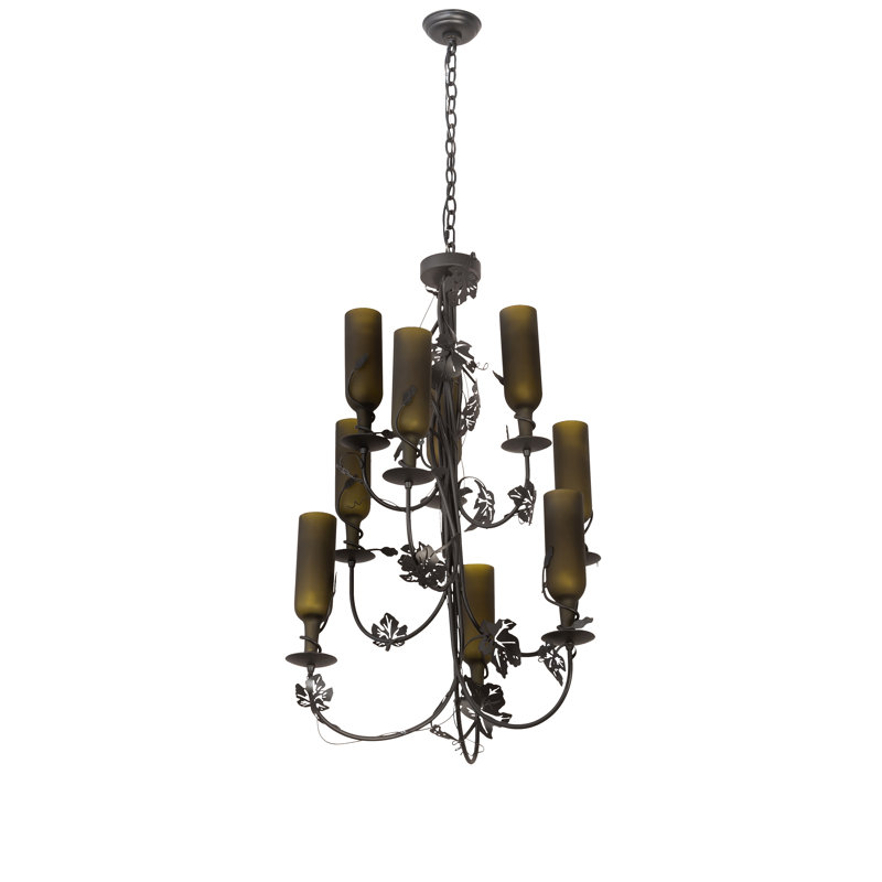 Lustre linéaire 9 lumières spoutnik moderne Grunwald