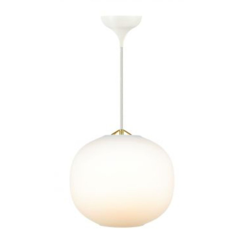 1 - Light White Sphere Pendant, Cream
