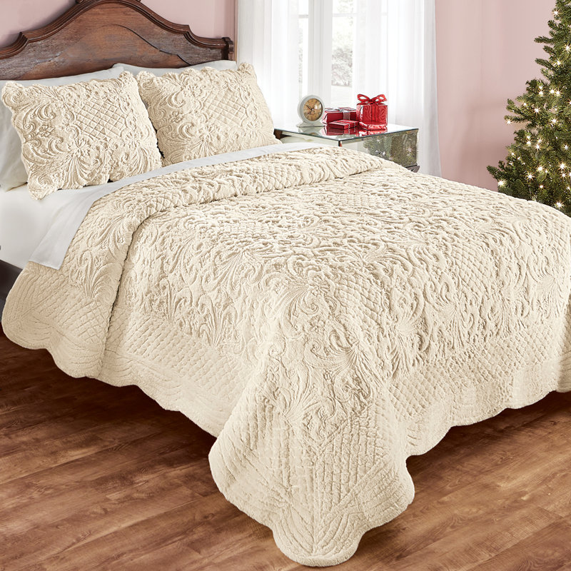 Polyester Quilt, King Quilt, Chocolate