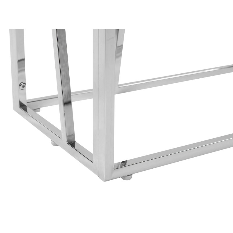 Lydia 175cm H x 100cm W Steel Etagere Bookcase