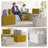 Sit-down Comfort WOWMAX Creative Sofa, Curved Couch, Irregular Sofa Combination, Office Reception Sofas, Modular Sofas for Living Room, Lounge Reception Areas Compression-116142912