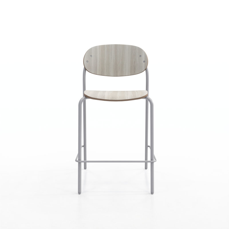 Tabouret de comptoir 26 po Tioga, Argent cendré, Tabouret de comptoir (siège d'une hauteur de 26 p
