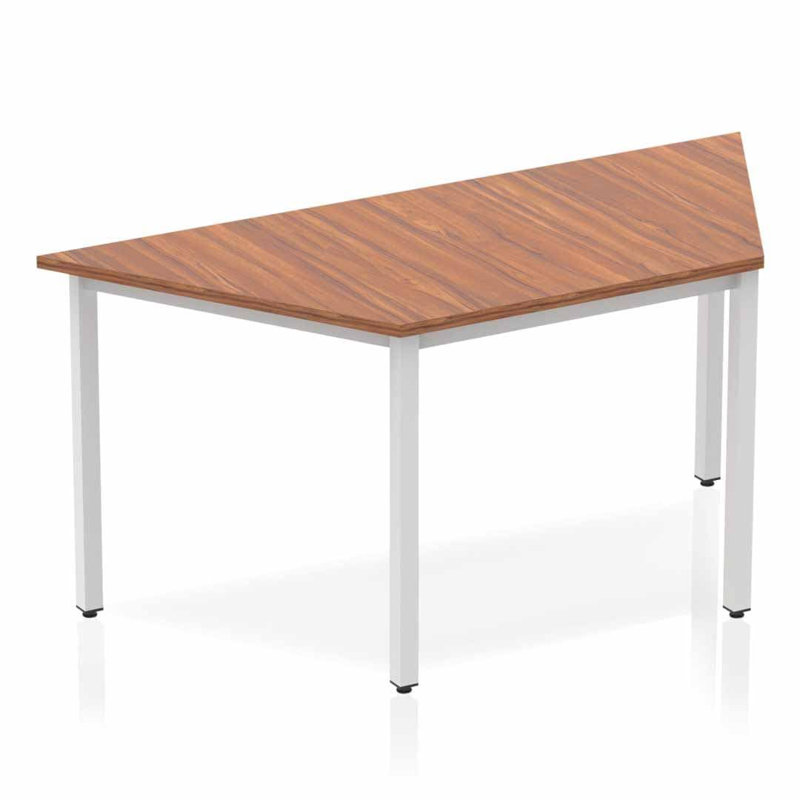 Kyvan 160cm Half-circle Conference Table, Walnut Brown