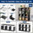 Book Shelf, 12 Cube Storage Organizer, DIY Bookcase, Metal Cube Bookshelf, Cubbies Closet Storage Organizer Shelves