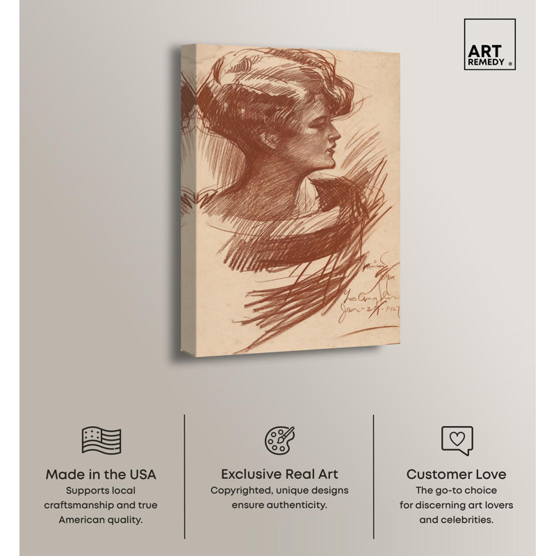 Art Remedy Fluid Contours Canvas Classic Nude Art by Art Remedy