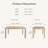 Beryna Acaica Wood 62.99" W Patio Dining Table