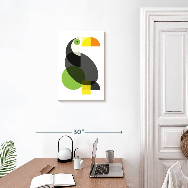Toucan géométrique Ashelle, H 24 po x l 16 po