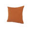 Housse de coussin carré en coton texturé de couleur unie carrée-60117904