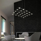Luminaire suspendu carré unique à 1 lumière DEL Constellation®