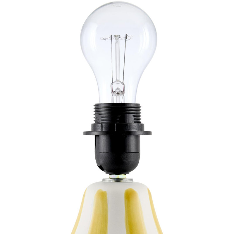 Owes Table Lamp, Yellow/White
