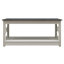 3-Piece Coffee and End Table Set with X-Style Accents in Light Grey-257961227