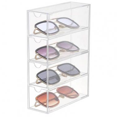 OnDisplay Tiered Acrylic Jewelry Cabinet Organizer