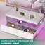 Pedestal Coffee Table with Storage-913940052