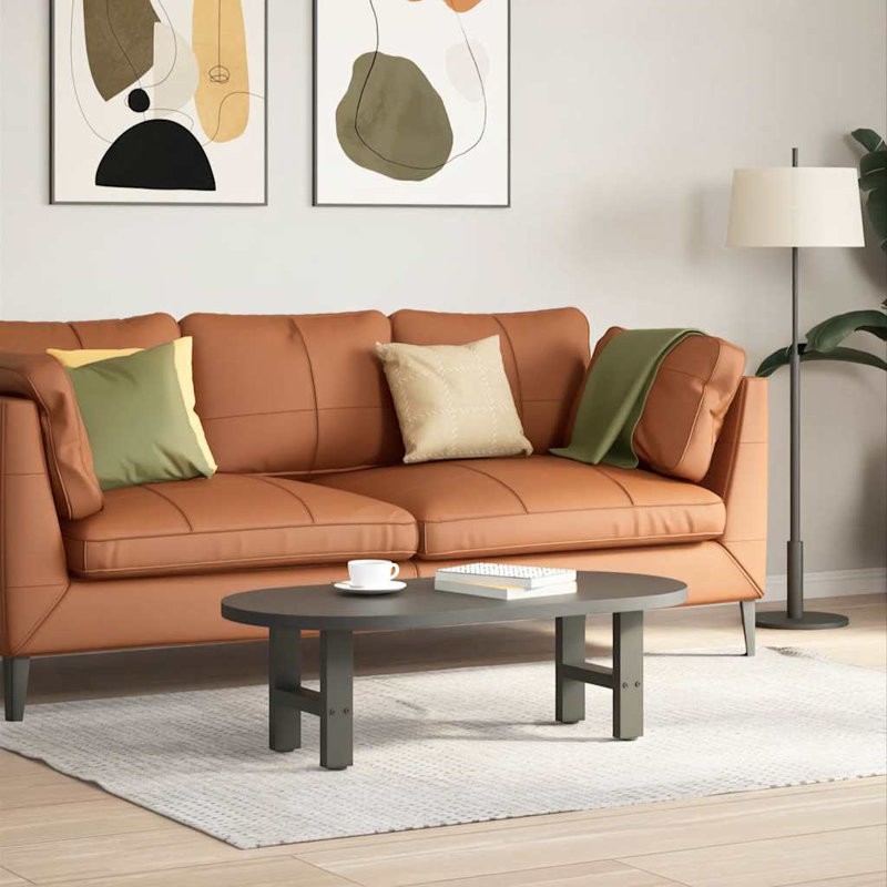 Seaira Coffee Table Legs Steel, Anthracite, 31cm H x 40cm W x 40cm D