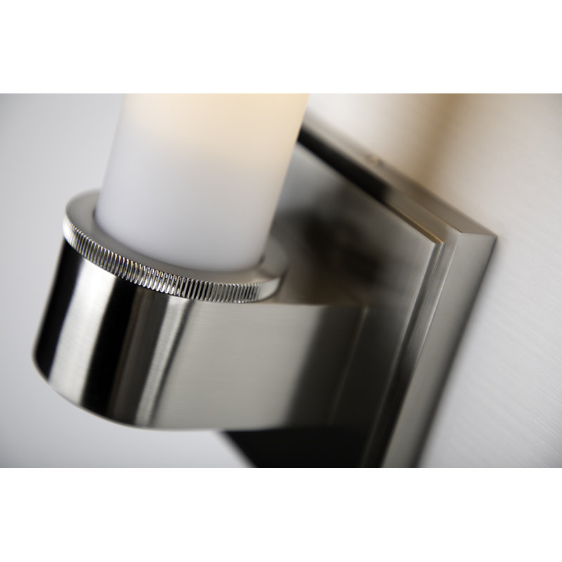 Mill Valley 1-Light Wall Sconce, Satin Nickel