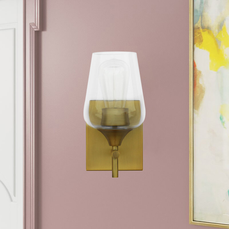 Steel Flush Mounted Sconce