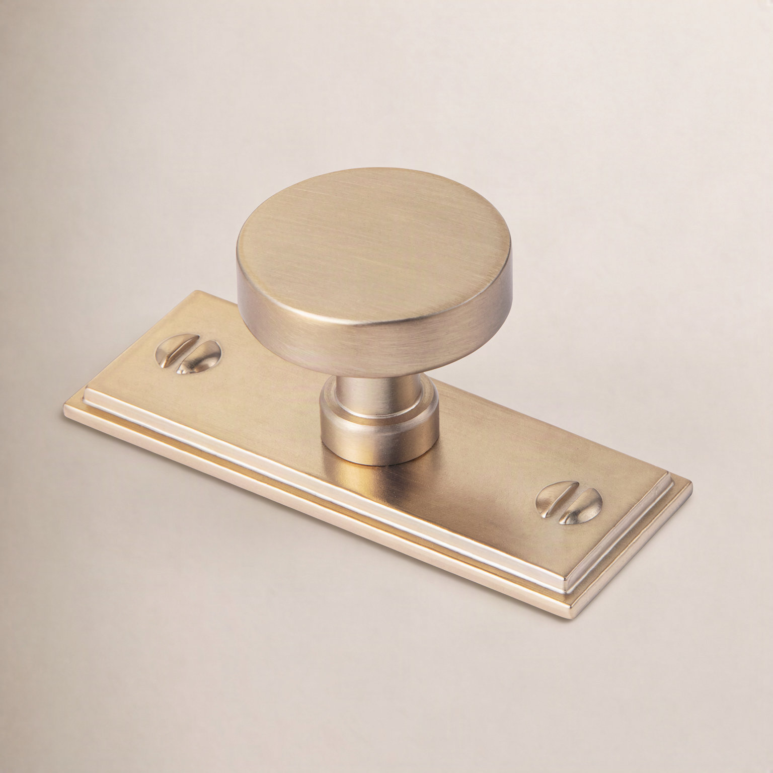 1.2" Mushroom Cabinet Knob, Champagne Bronze