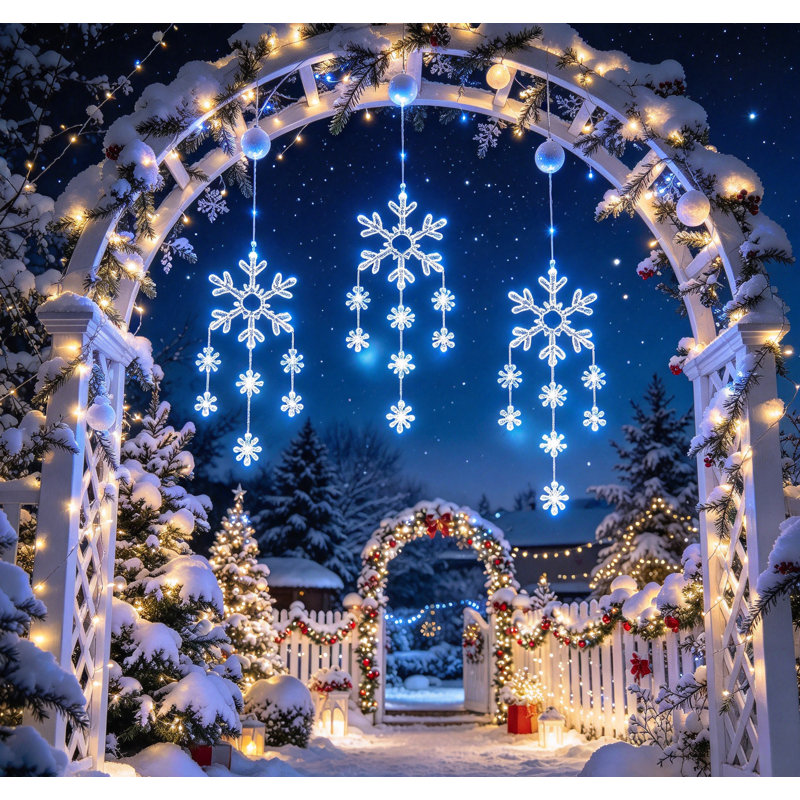 Plastic Freestanding Christmas Outdoor Lights