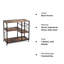 Wellsbury 90" Steel Standard Baker's Rack with Microwave Compatibility
