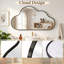 Ensemble de miroirs muraux asymétriques irréguliers-320210645