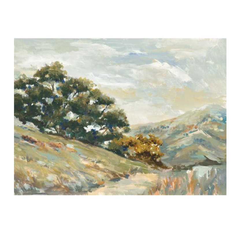 Through The Path Painting by Sara Brown, 30" H x 41" W x 1.5" D, Glass Coat