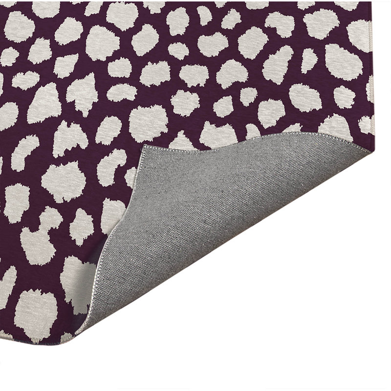 Paillasson Animal, L 36 po x L 24 po, Aubergine