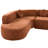 Boneless Salvatore 122 Inch Wide Extra Large Four Seater Sectional-2076545773