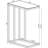 Modern C-Shaped Sofa Side Table With Tempered Glass Top And Chrome Metal Frame - Space-Saving Design For Living Room And Compact Areas