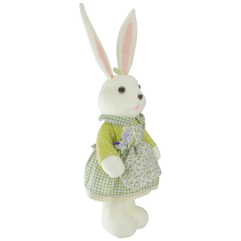 Figurine de Pâques 20 "blanche et verte