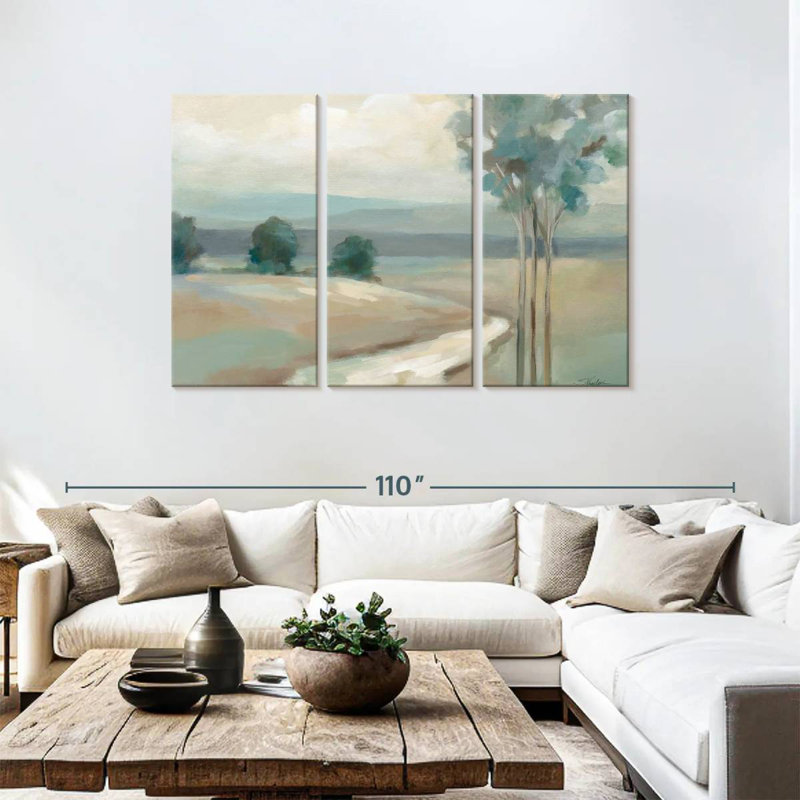Avery Sage Trees, 48" H x 74" W