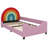 Stylish Rainbow Upholstered Daybed Frame