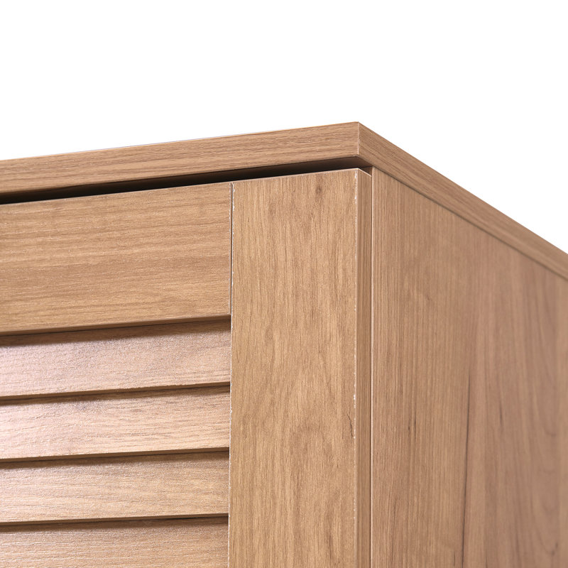 Multi Functional Shoe Storage Cabinet With Bench & 7+3 Storage Compartment, Oak