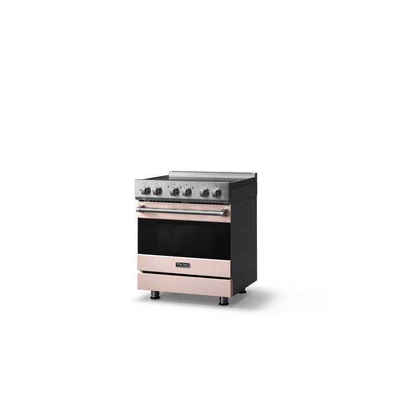 Viking30"W./24"D. Induction Range-4 Elements, Blush