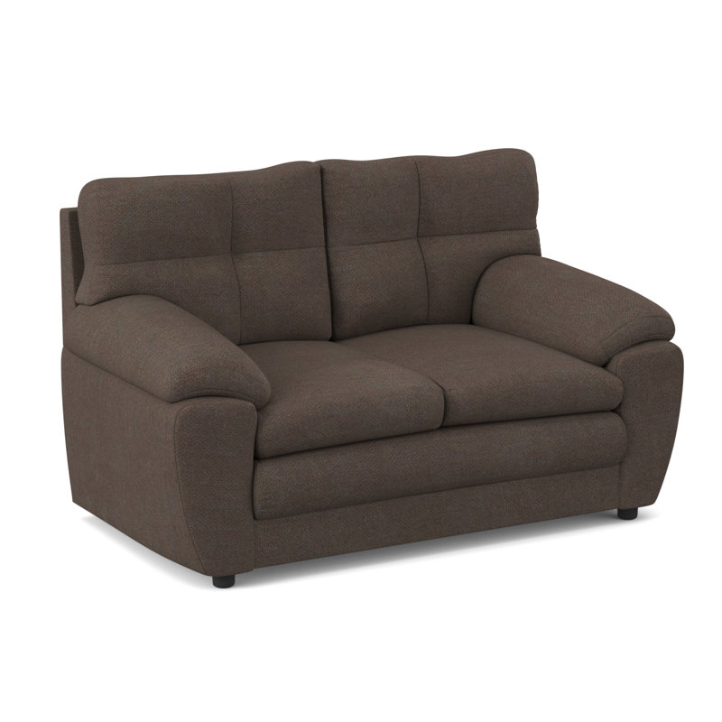 Kenn Upholstered 62.5'' Loveseat, Morris Brownie