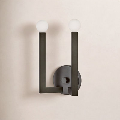 Bronsyn 2 Light Dimmable Candle Wall Light