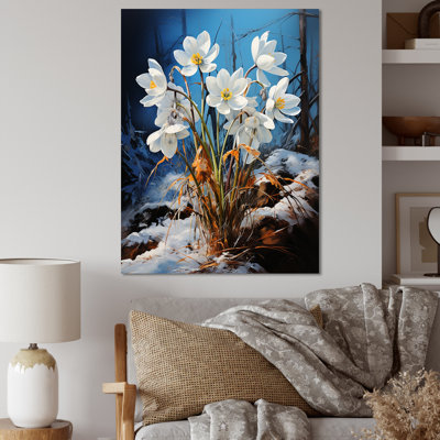 " Green Snowdrops Winter Flowers I "