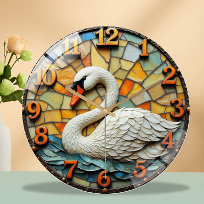 Horloge murale Swan