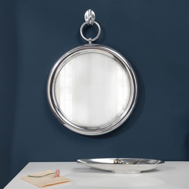 Belwood Aluminum Circle Wall Mirror