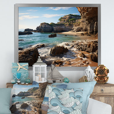 Silvis Rocky Beach Rocky Archway II sur impression sur toile