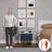 Paris 2-drawer Nightstand With Open Shelf And Built-in Handles-1713507707