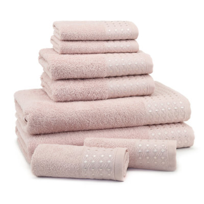 Ensemble de serviettes en coton turc 8 pièces Fukuichi